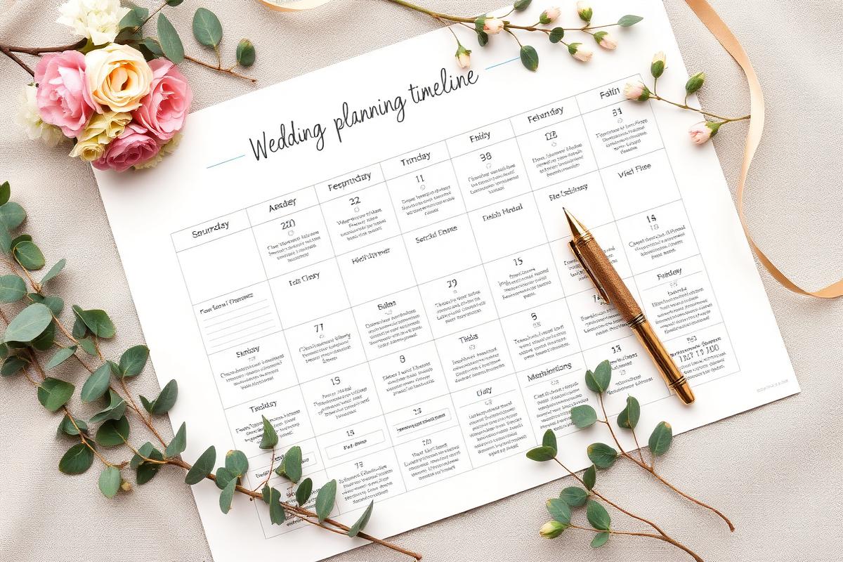 Wedding Planning Timeline: From Engagement To Wedding Day