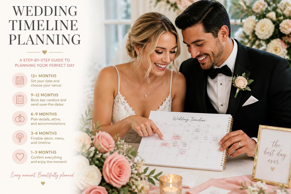 Wedding Planning Timeline: From Engagement To Wedding Day